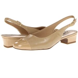 Trotters Dea Slingback size 8.5 in Nude